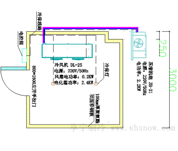 冷庫工程設(shè)計圖