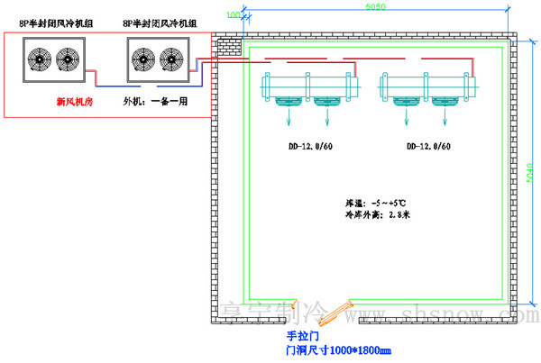 冷庫設(shè)計(jì)圖